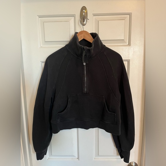 Lululemon Scuba Oversized Funnel Neck Half-Zip Black XS/S - Picture 8 of 12